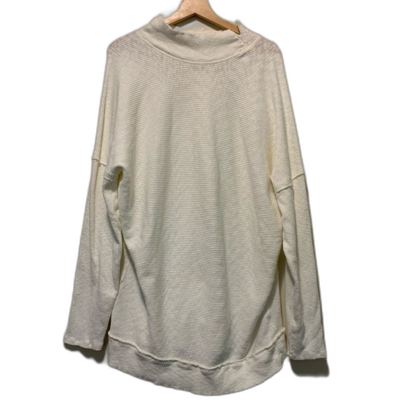 Free People Cream Tunic Sweater - Picture 2 of 8